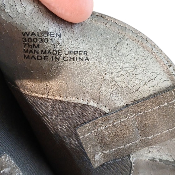 Rampage Metallic Gray Walden Women's Cowboy Boots Size 7.5 M Western Boots - Picture 10 of 13